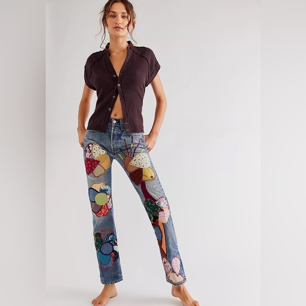 Free People Rialto The Joanie Jeans Size 24 NWT
